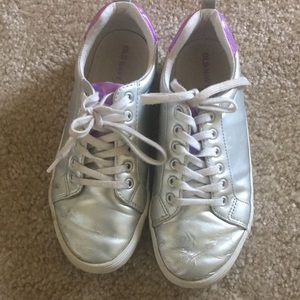 Metallic sneakers